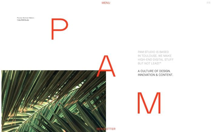 French Digital Studio Toulouse — PAM Studio website preview