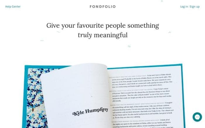 Fondfolio website preview