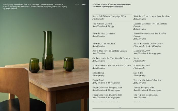 Staffan Sundström website preview