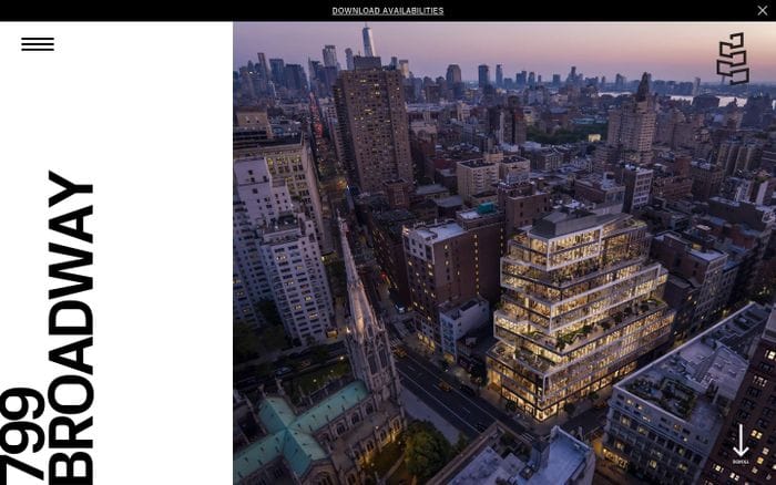 799 Broadway website preview