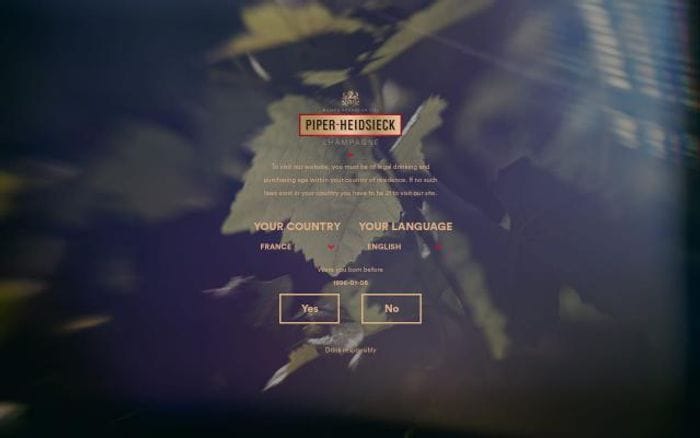 Piper-heidsieck website preview
