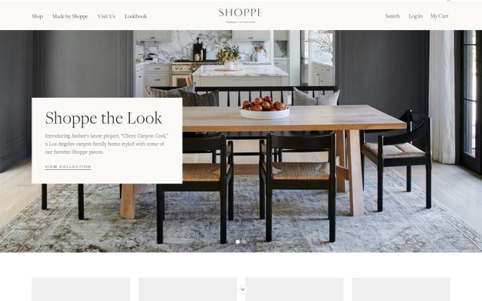 Shoppe Amber Interiors | Curated home decor, pillows, rugs and more website preview