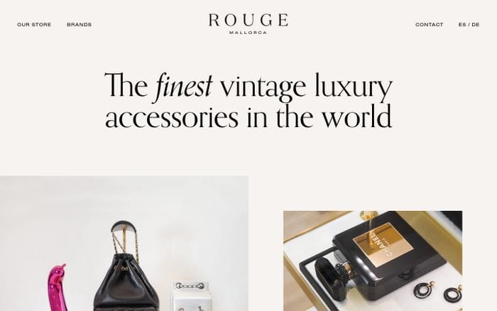 Rouge website preview