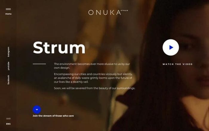 Strum website preview