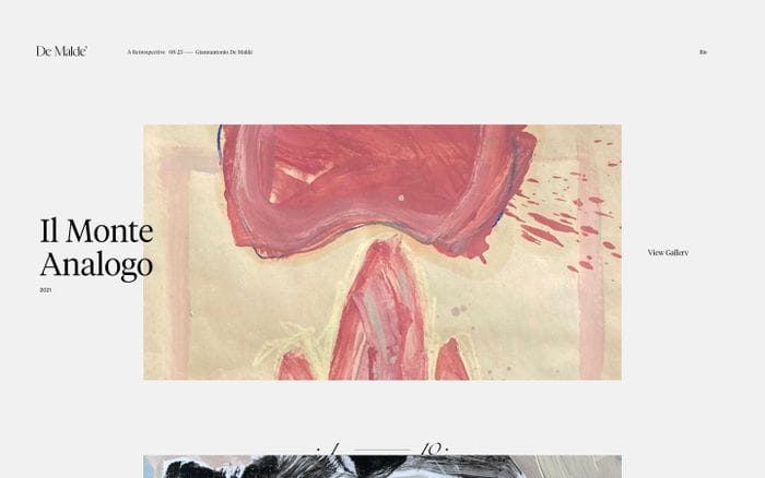 De Maldè Canvas Chronicles website preview