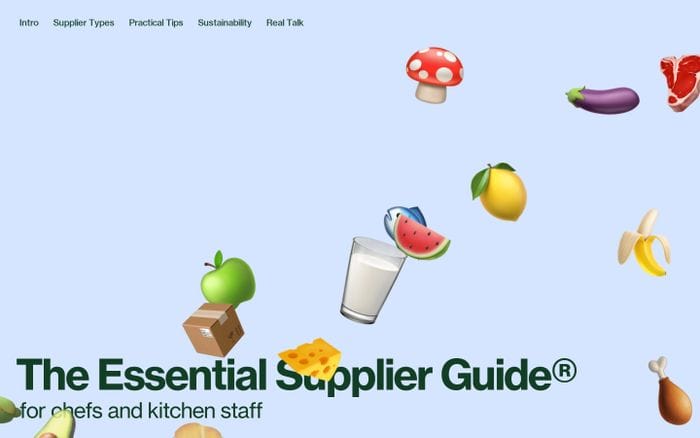 The essential supplier guide website preview