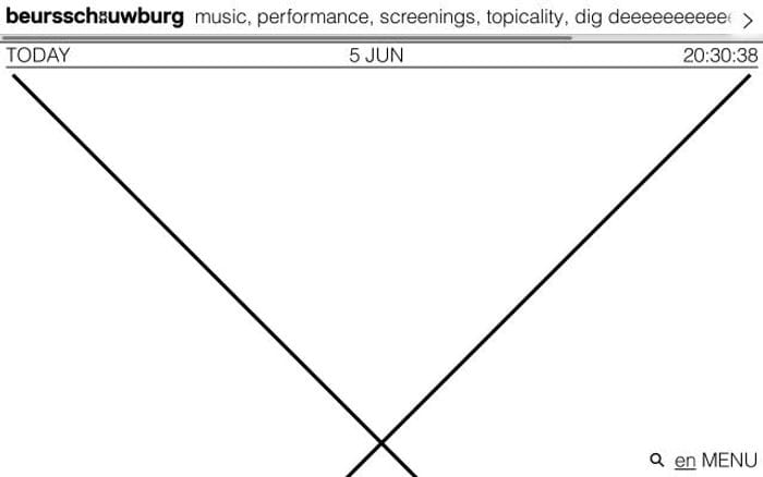 Beursschouwburg website preview
