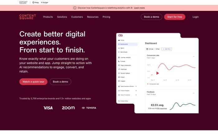 Contentsquare website preview