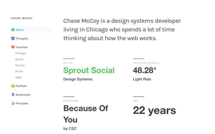 Chasem website preview