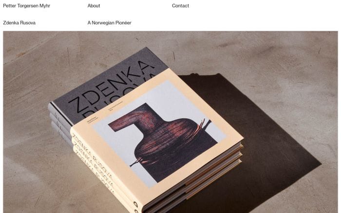 Petter Torgersen Myhr website preview