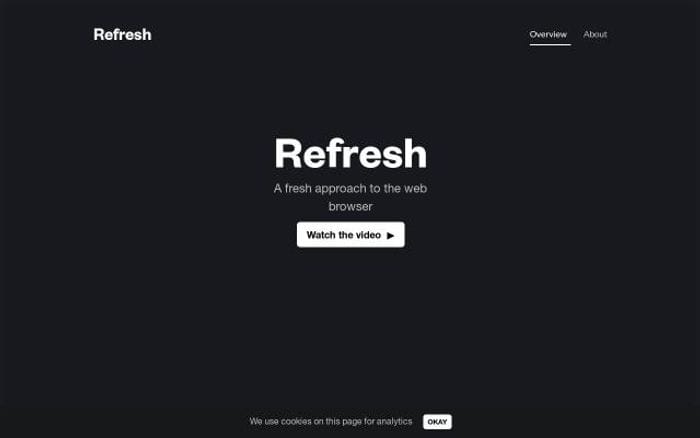 Refresh website preview