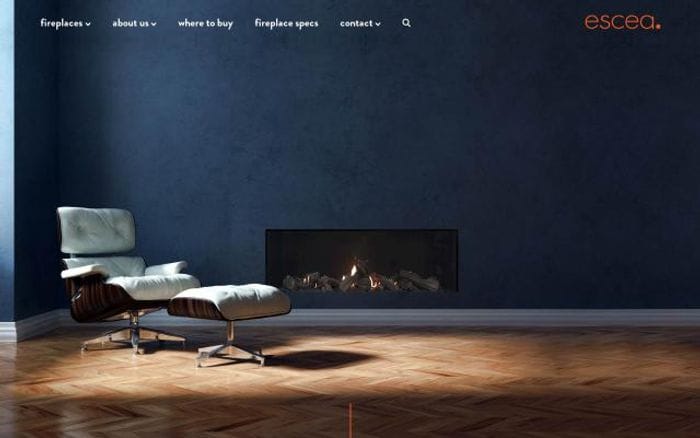 Escea website preview
