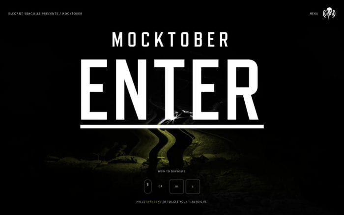 Mocktober 2019 website preview