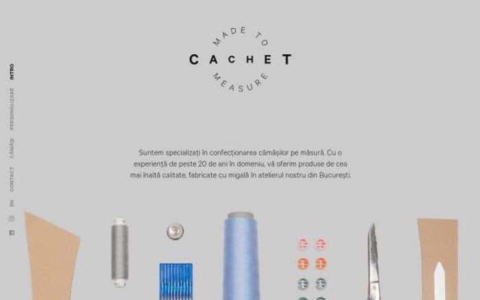 Cachet website preview
