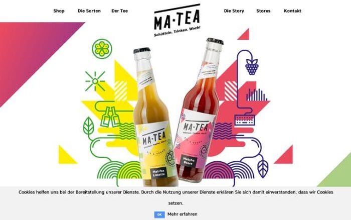 Ma-tea website preview