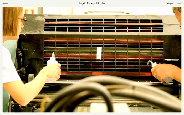 Studio Ingrid Picanyol website preview