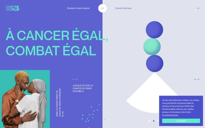 Swab The World website preview