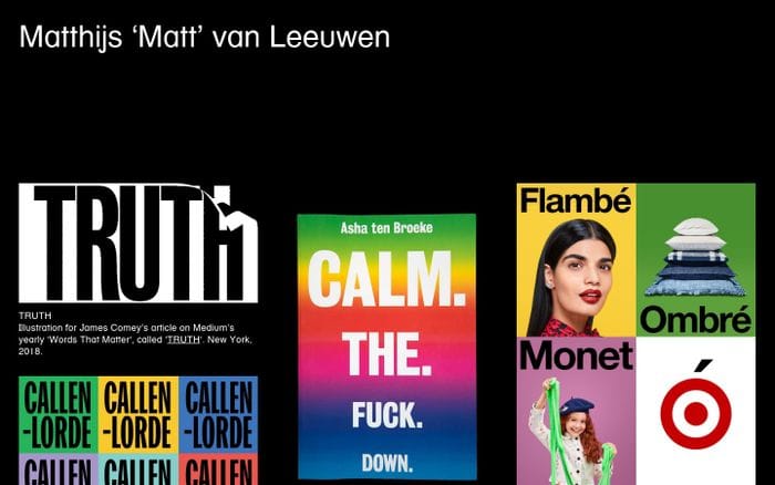 Matthijs 'Matt' van Leeuwen website preview