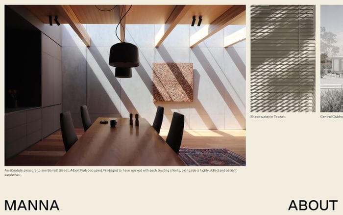 Manna website preview
