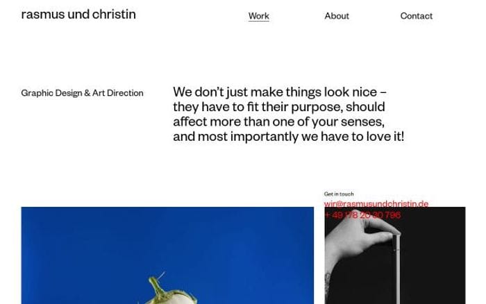 Rasmusundchristin website preview