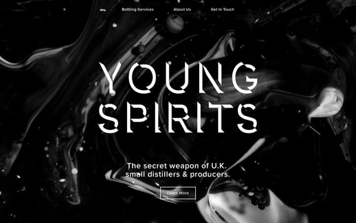 Young Spirits website preview