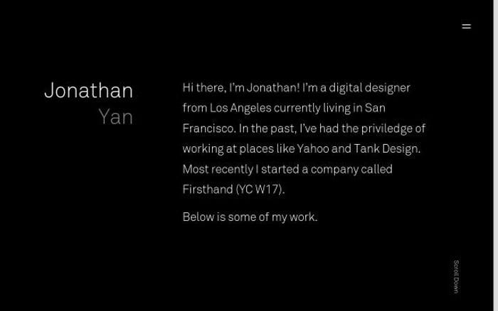 Jonjyan website preview