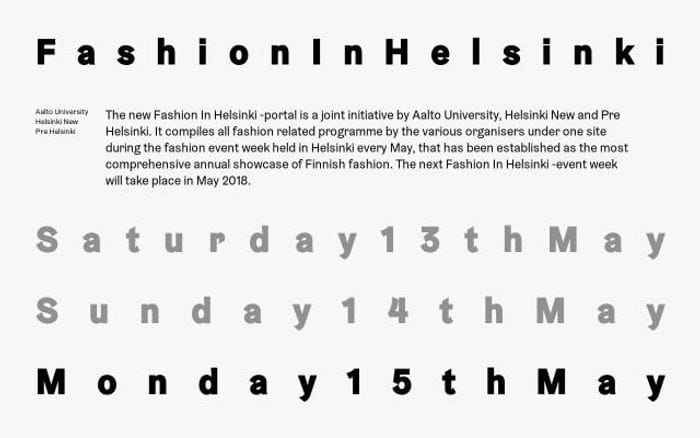 Fashioninhelsinki website preview