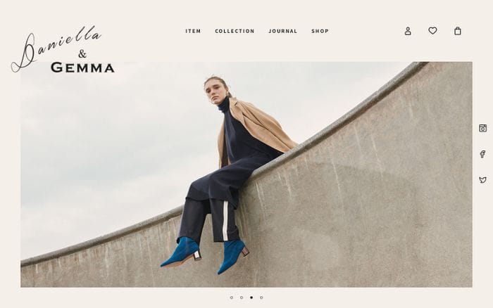 Daniella & Gemma website preview