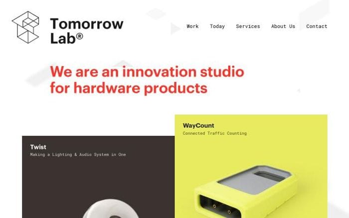 Tomorrow-lab website preview