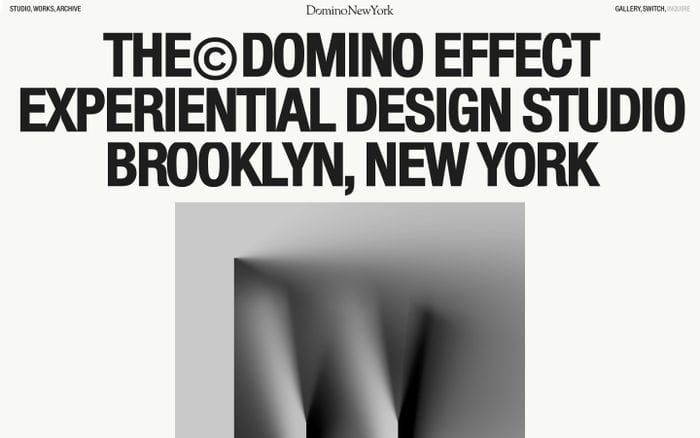 Domino new york website preview