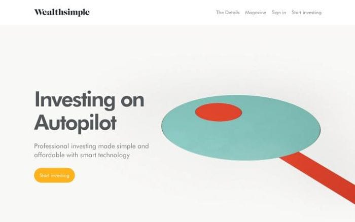 Wealthsimple website preview