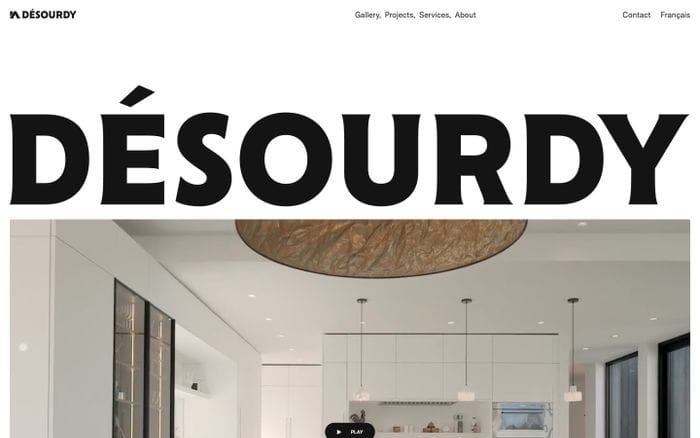 Desourdy website preview