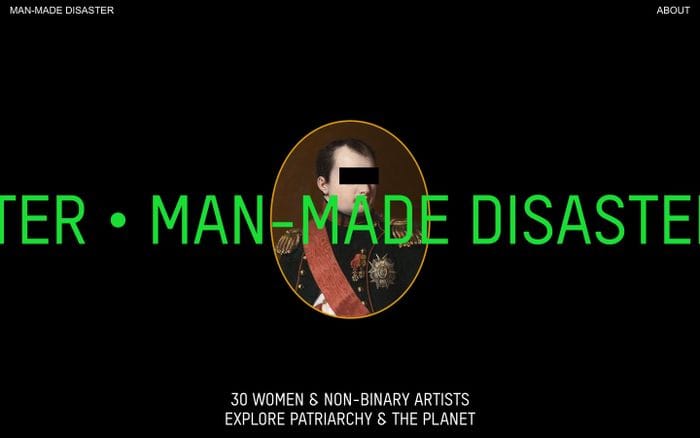 MAN-MADE DISASTER website preview