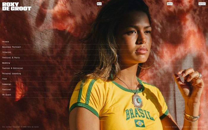 Roxy de Groot website preview
