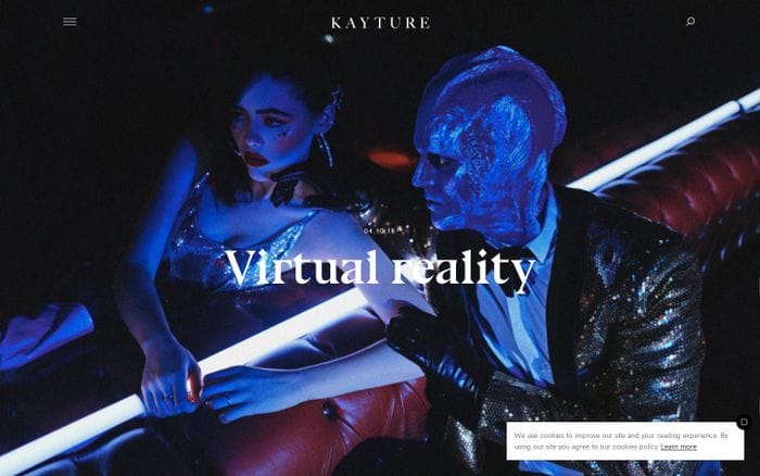 Kayture website preview
