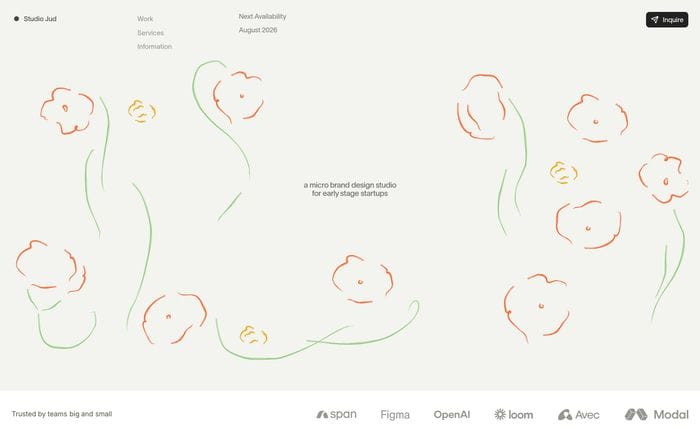 Studio Jud website preview