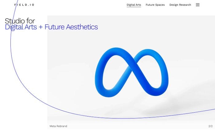 Field.io website preview