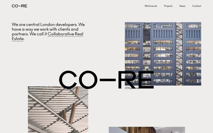  CO—RE website preview