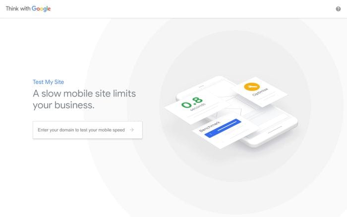 Compare your mobile site speed website preview