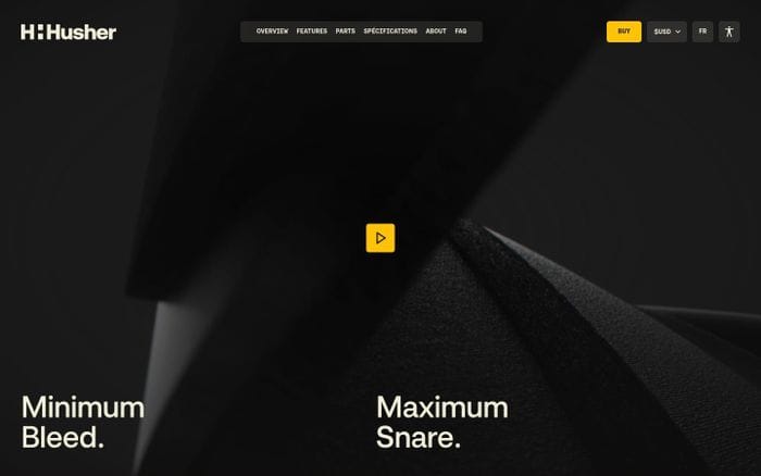 HHHusher website preview