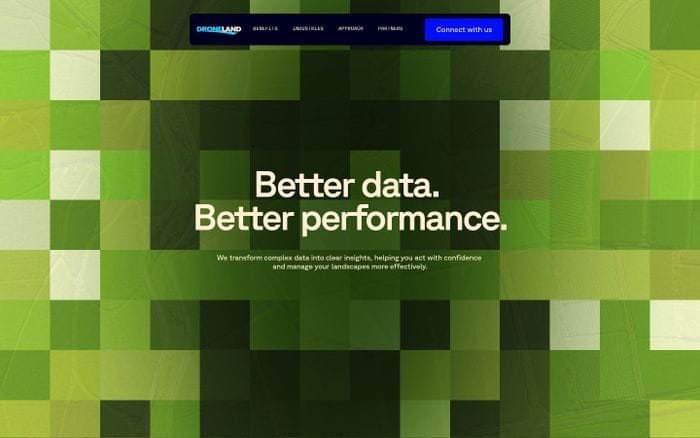 Droneland Australia website preview