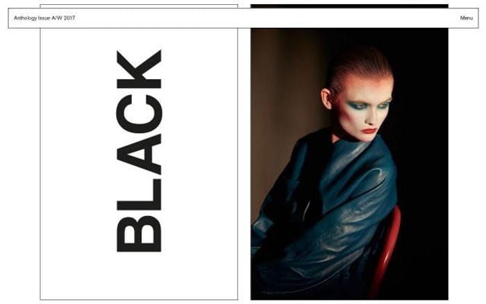 Offblackmagazine website preview