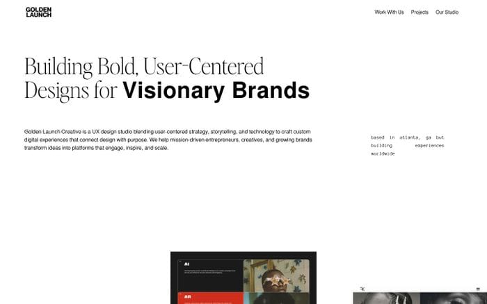 Golden Launch website preview