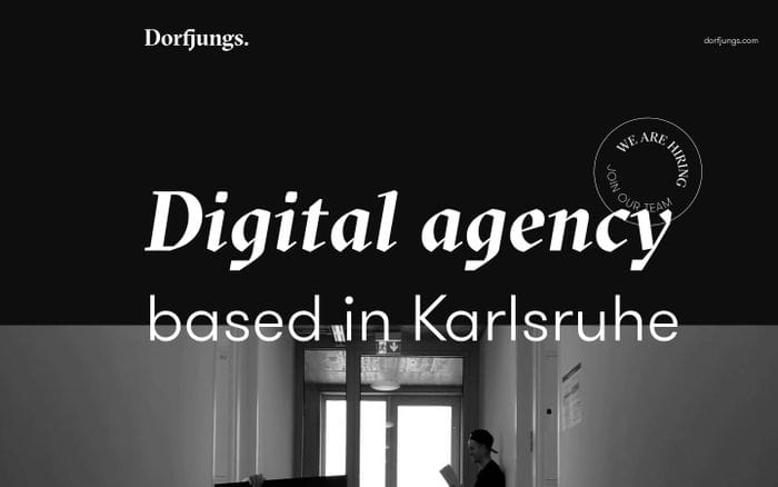 Dorfjungs. | Web Developer website preview