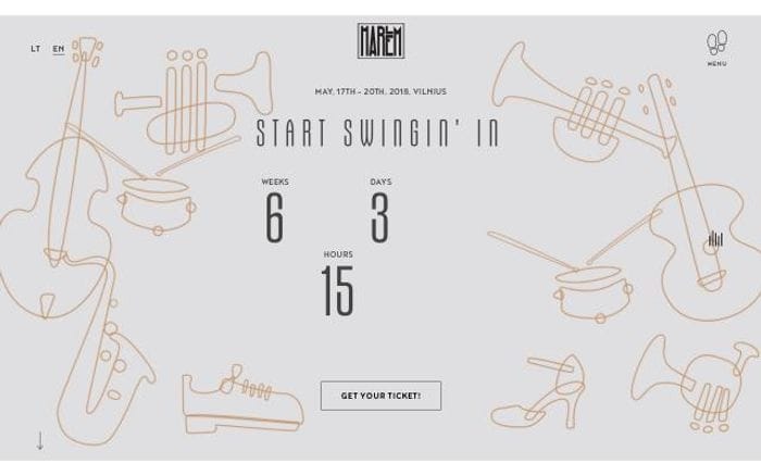 Harlem website preview