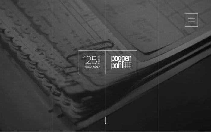 Poggenpohl website preview