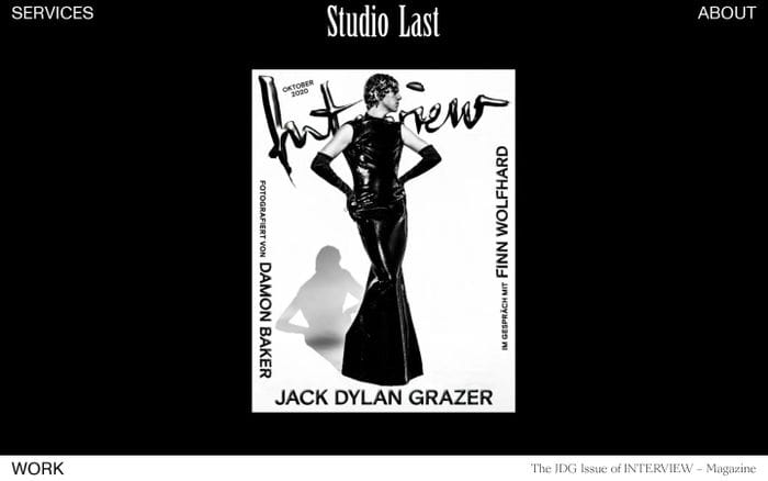 Studio Last website preview