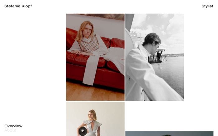 Stefanie Klopf website preview
