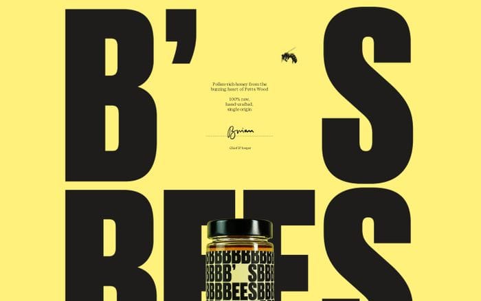 B’s Bees website preview