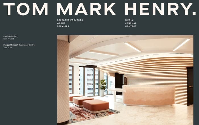 Tom Mark Henry website preview